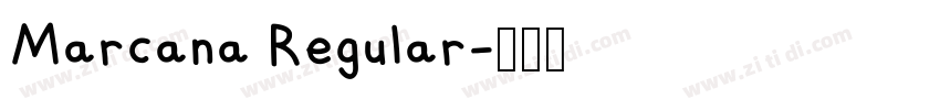 Marcana Regular字体转换